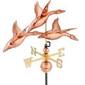Good Directions Good Directions 28" 3 Geese in Flight Weathervane, Polished Copper 657P